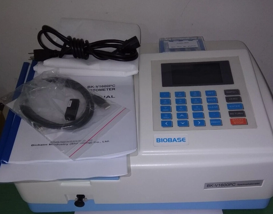 Biobase China Bk-UV1900 Scanning High Sensitive UV/Vis Spectrophotometer for Lab