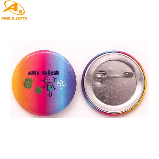 BSCI Custom Printing Logo Machine Maker Material Cheap Factory Direct Sale Metal Gift Name Tin Button Badge