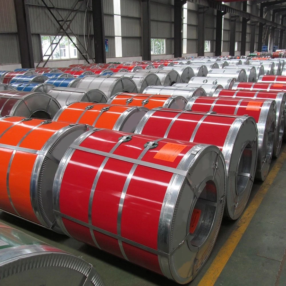 Good Quality Dx51d Dx52D PPGI PPGL Prepainted Steel Coil Building Material Ral Color Steel Coil Zinc Coated Steel Coil Roofing Materials