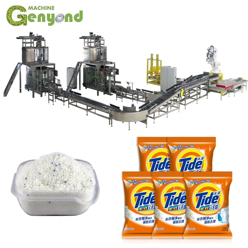 Genyond Laundry Washing Detergent Powder Making Filling Packing Manufacturing Production Line