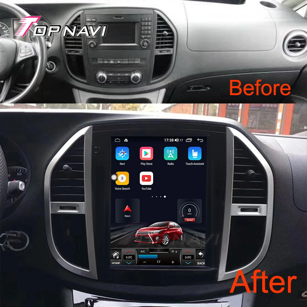 IPS Android Navigation Touch Screen Car DVD Video Player for Benz Vito 2013 2014 2015 2016 2017 Stereo System Auto Radio