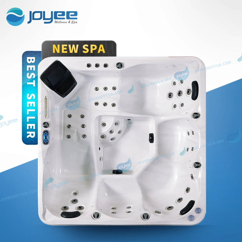 Joyee Banheira de Hidromassagem Fabricante 5 Pessoas Whilpool Hidromassagem Bath Spa Exterior