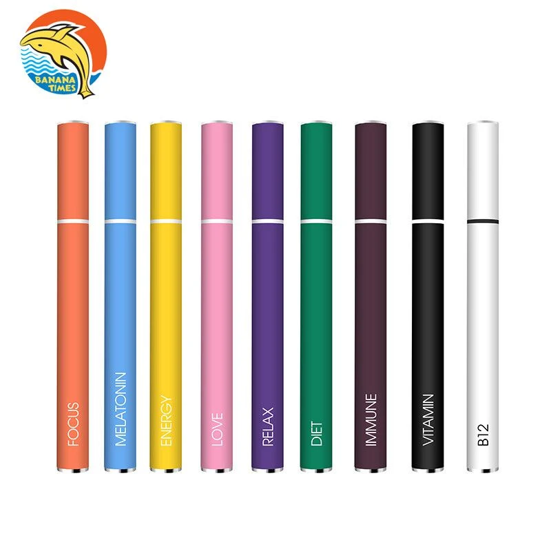 300 hits B12 energía E Ecigarette líquido portátil melatonina Vape Difusor de Aromaterapia Pen