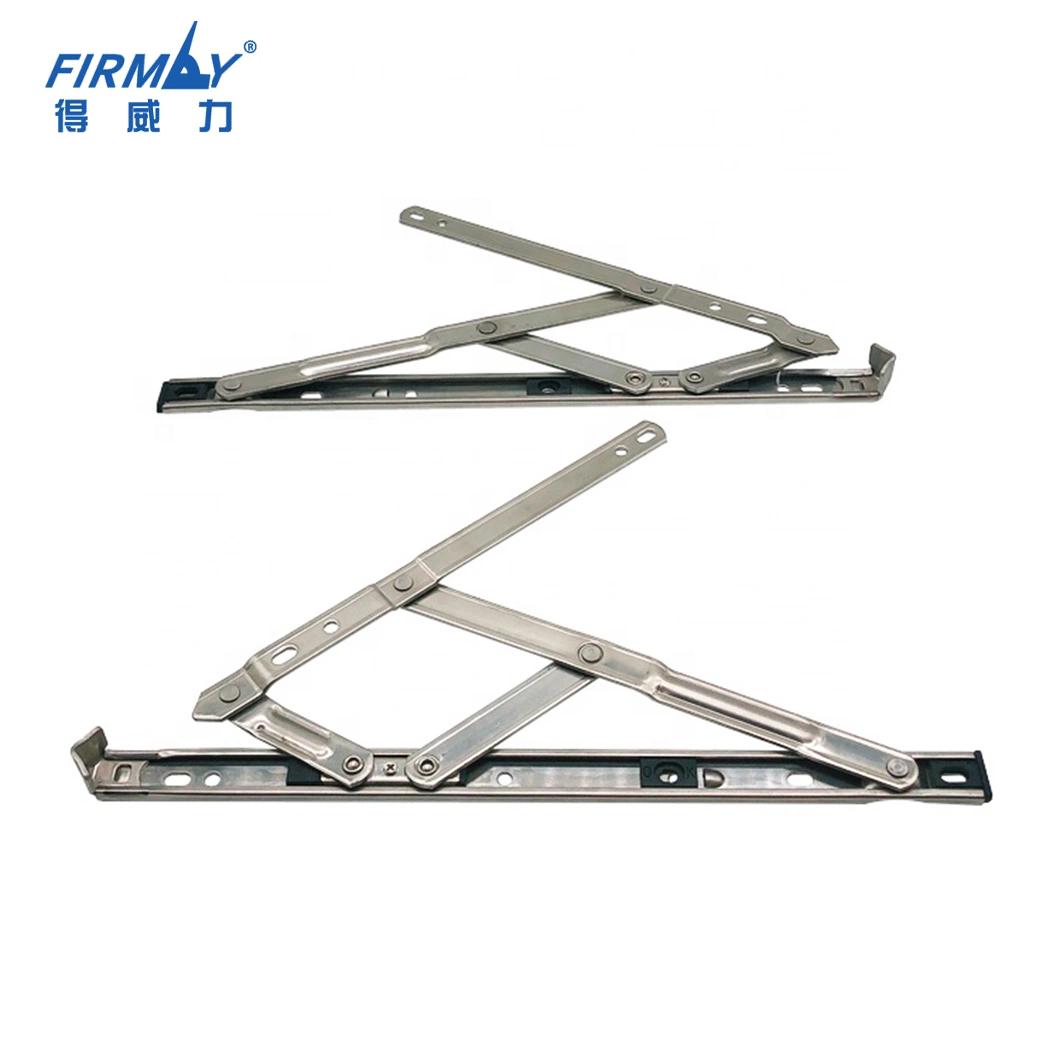 Stainless Steel 304 Four Bars Casement Window Handle Friction Stay Arms Window Hinges