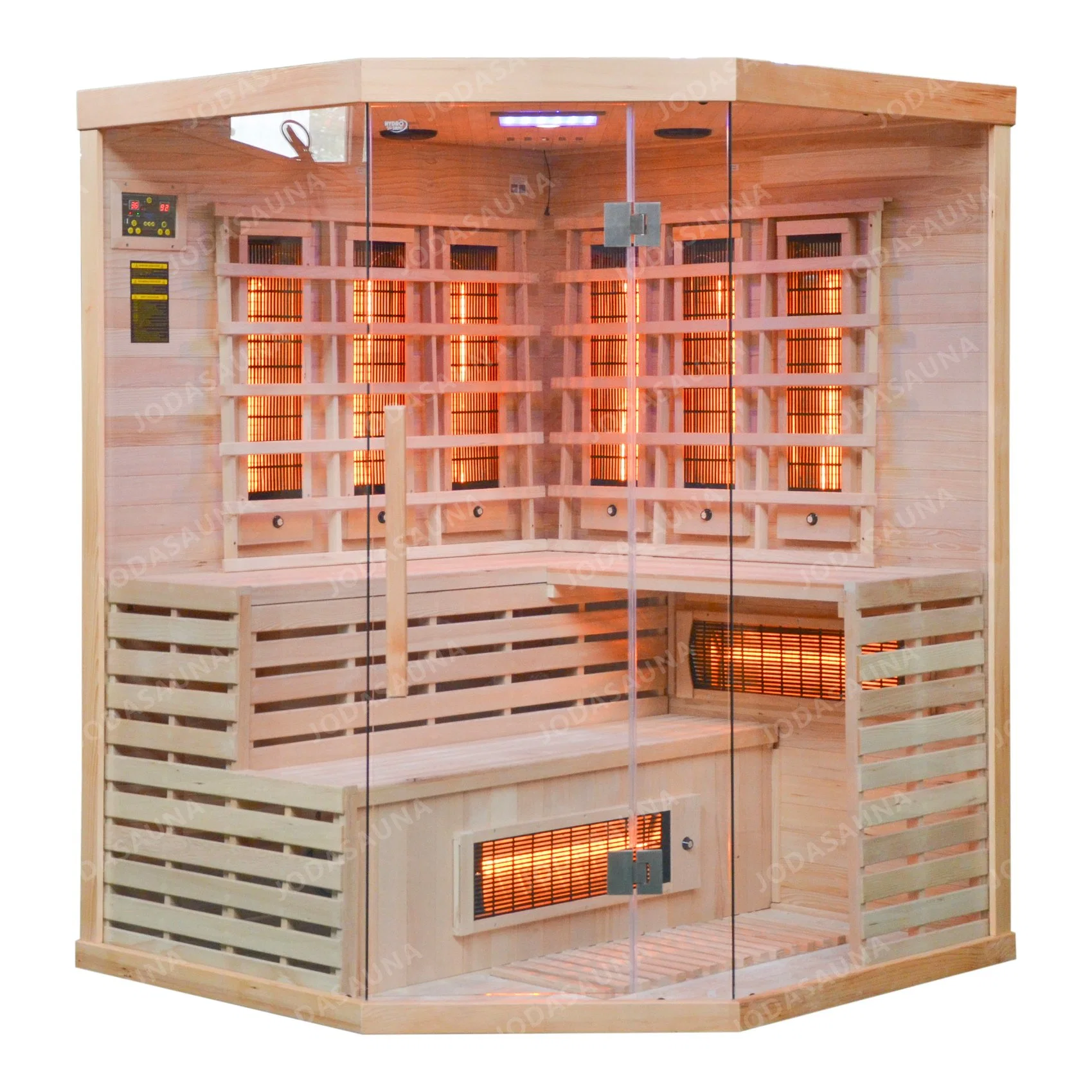 Venta directa de fábrica casa sauna de infrarrojos mejor precio de la cabina de sauna de interior de lujo