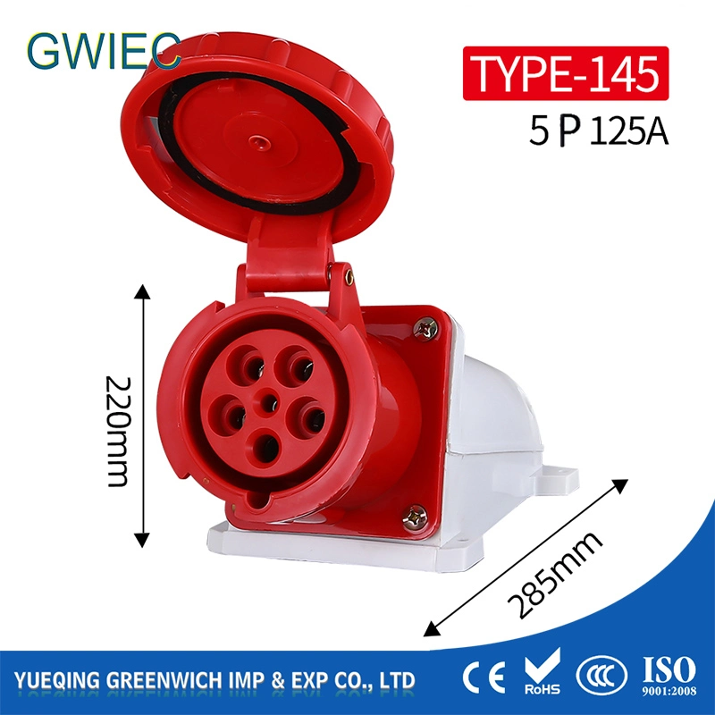 Electrical 16A 32A 63A Male Female Industrial Plug and Socket