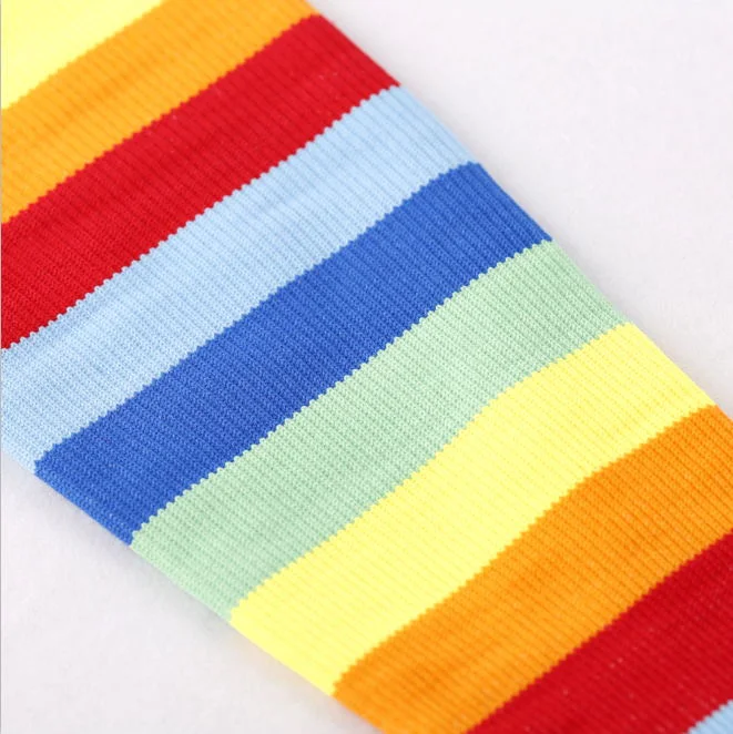 Graduated Rainbow Knee High Running Compression Socks 20-30mmhg