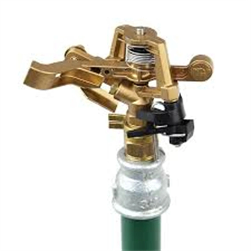 1/2inch Full Circle Lawn Spray Irrigation Zinc Alloy Metal Impact Sprinkler for Gardening