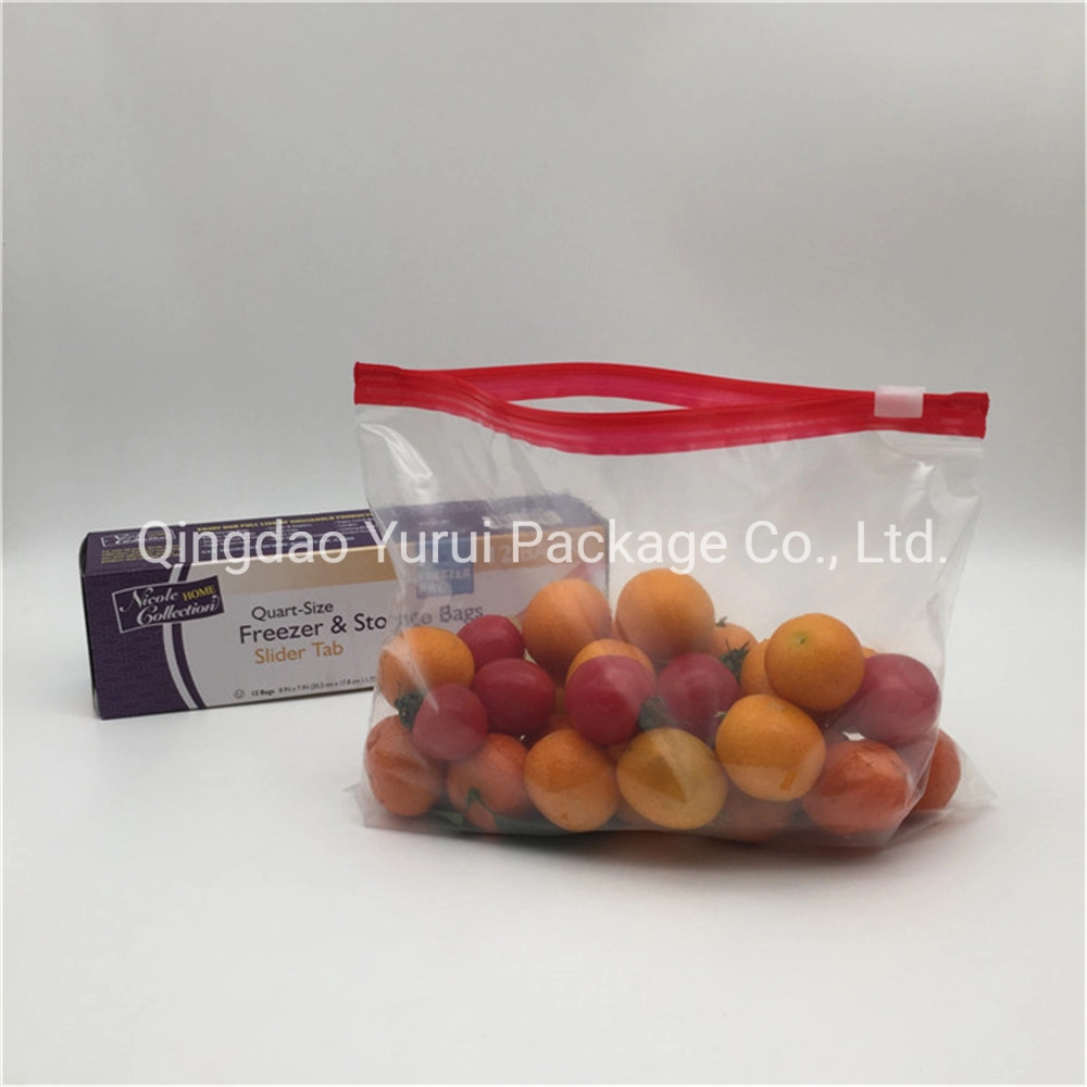 Fresh Keeping Slider Zipper Bag Plastic Bag Food Bags