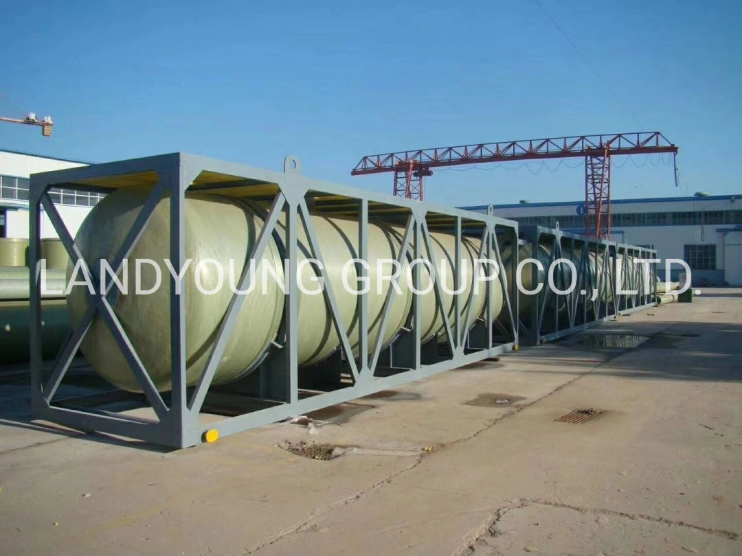 Fiberglass Tank Horizontal Large Oil Storage Container Processing Tank