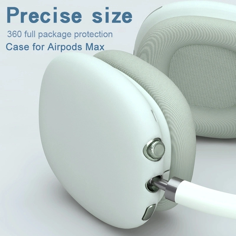 Новые яркие силиконовый чехол для Airpods Max True беспроводные наушники противоударная рампы Установите противоскользящие с двумя боковыми для Poding Max случаев