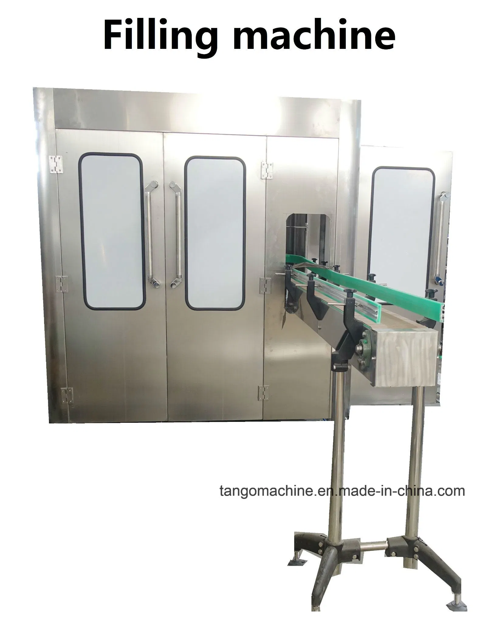 Bouteille automatique 3à1 l'eau potable Machine de remplissage d'emballage d'étanchéité liquide