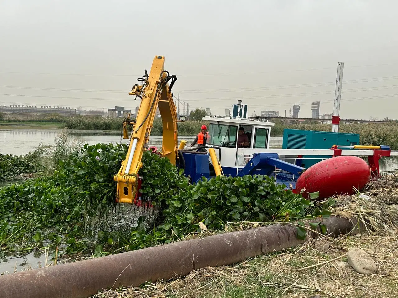 Keda Water Master Amphibious Pump Dredger Multifuctional Excavator for Sale