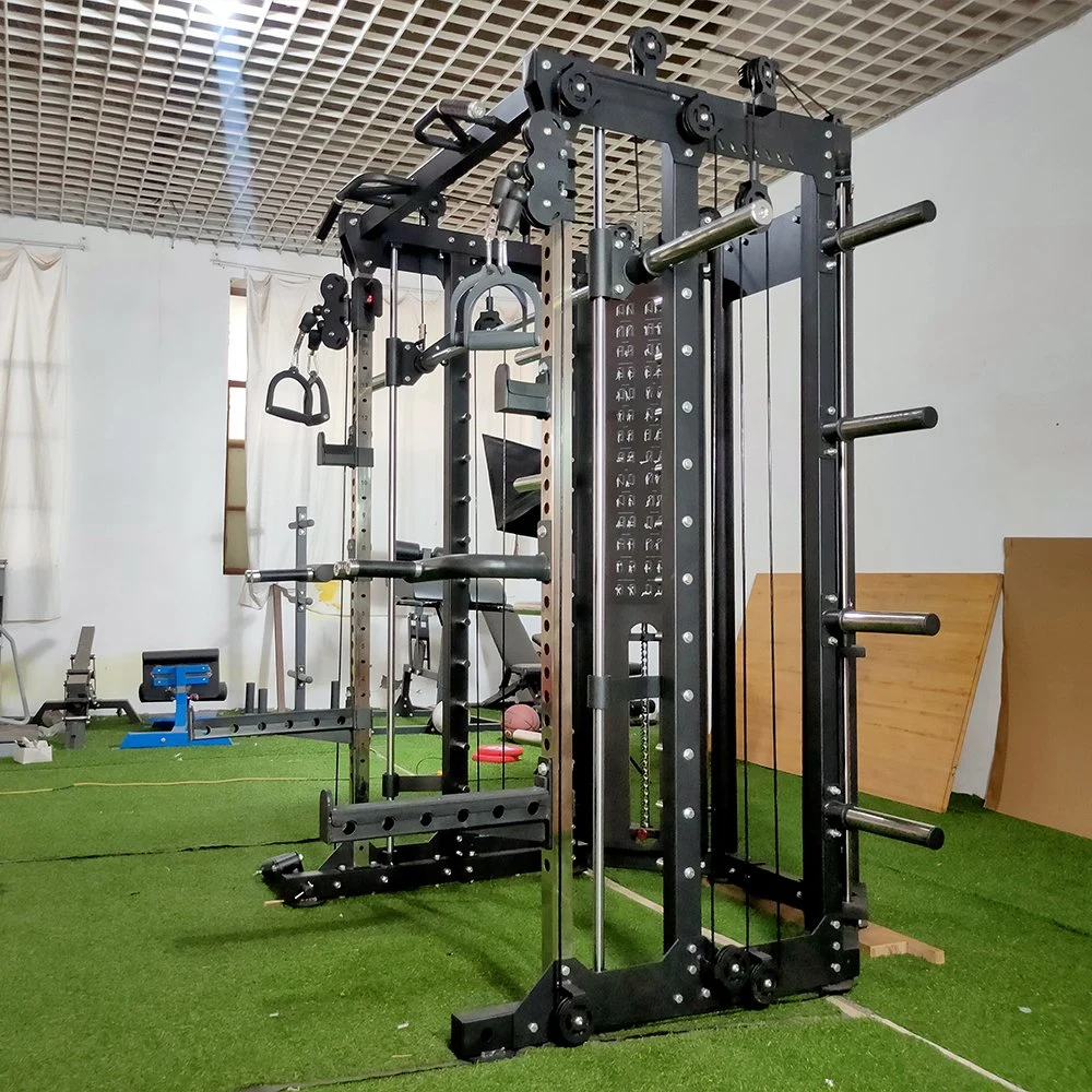 Newly Designed Multi-Functional Combination Smith Machine Fitness Equipment