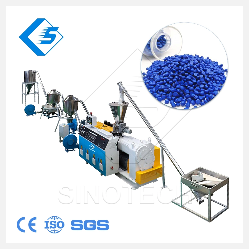 High Speed PVC Plastic Pellet Pelletizer Plastic Main Virgin Granules Making Machine with Side Feeder