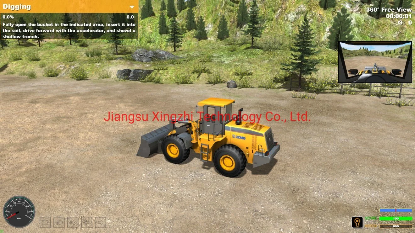 Vr Heavy Wheel Loader Training Driver Simulator