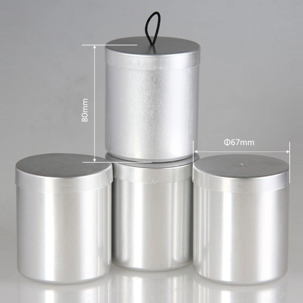 Empty Luxury Packaging Clear Holographic Aluminum Frosted Candle Jars for Candle Making