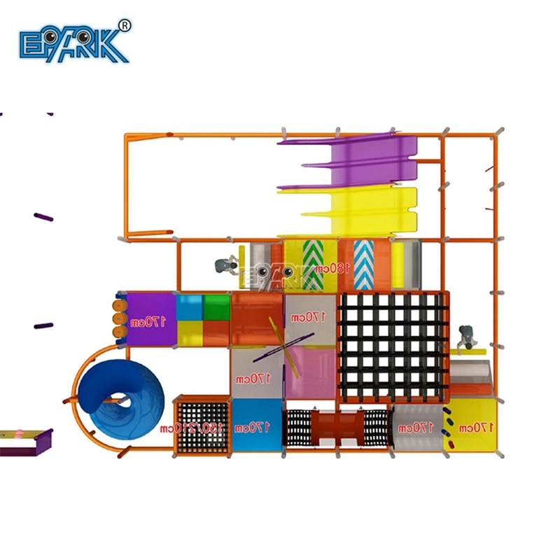 ألعاب الملاهي المخصصة للأطفال ألعاب تسلق الألعاب الناعمة قم بتعيين ملعب للأطفال في الداخل