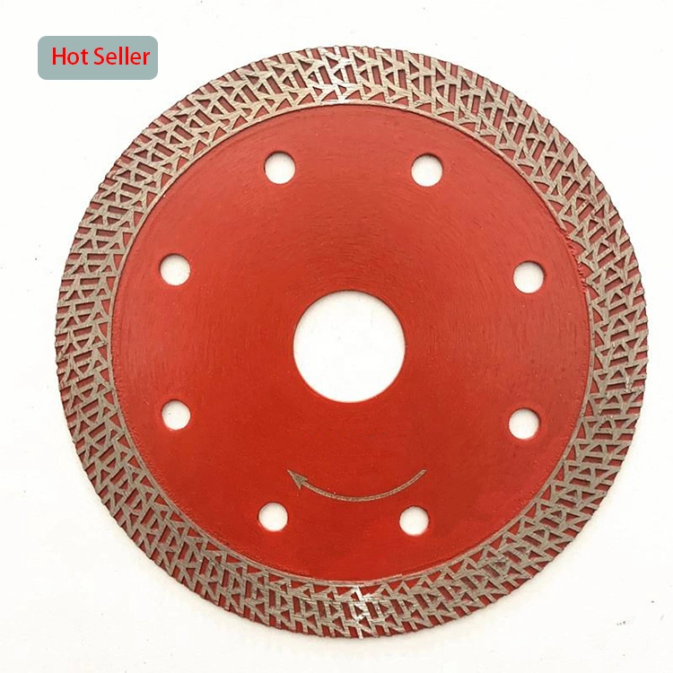 OEM High-End Quality Diamond Disk 115/125/180/230mm Mesh Thin Turbo Cutting Saw Blade for Porcelain Tile