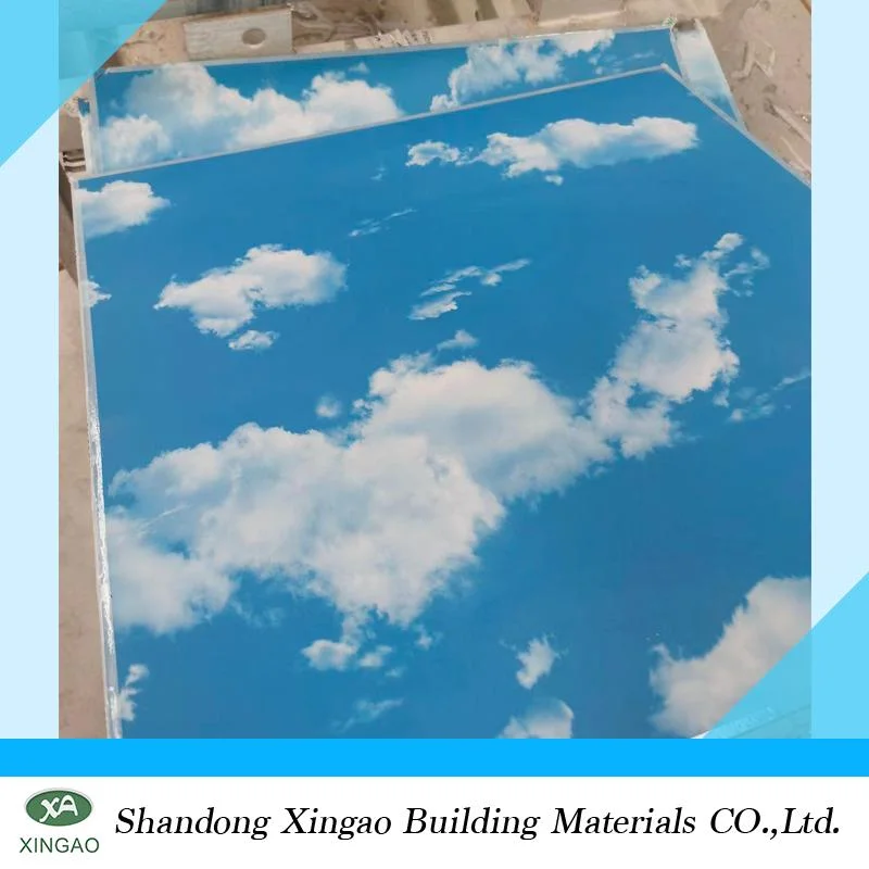 PVC Laminated Gypsum Ceiling Tiles with Ceiling T Grids From Shandong Factory