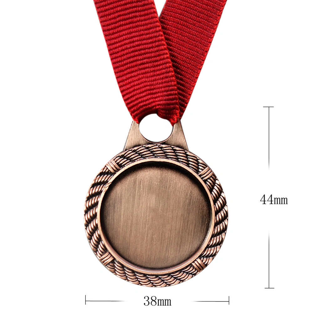 Promoção de desportos OEM prêmios de acabamento em branco de Metal Medalha de metal em branco