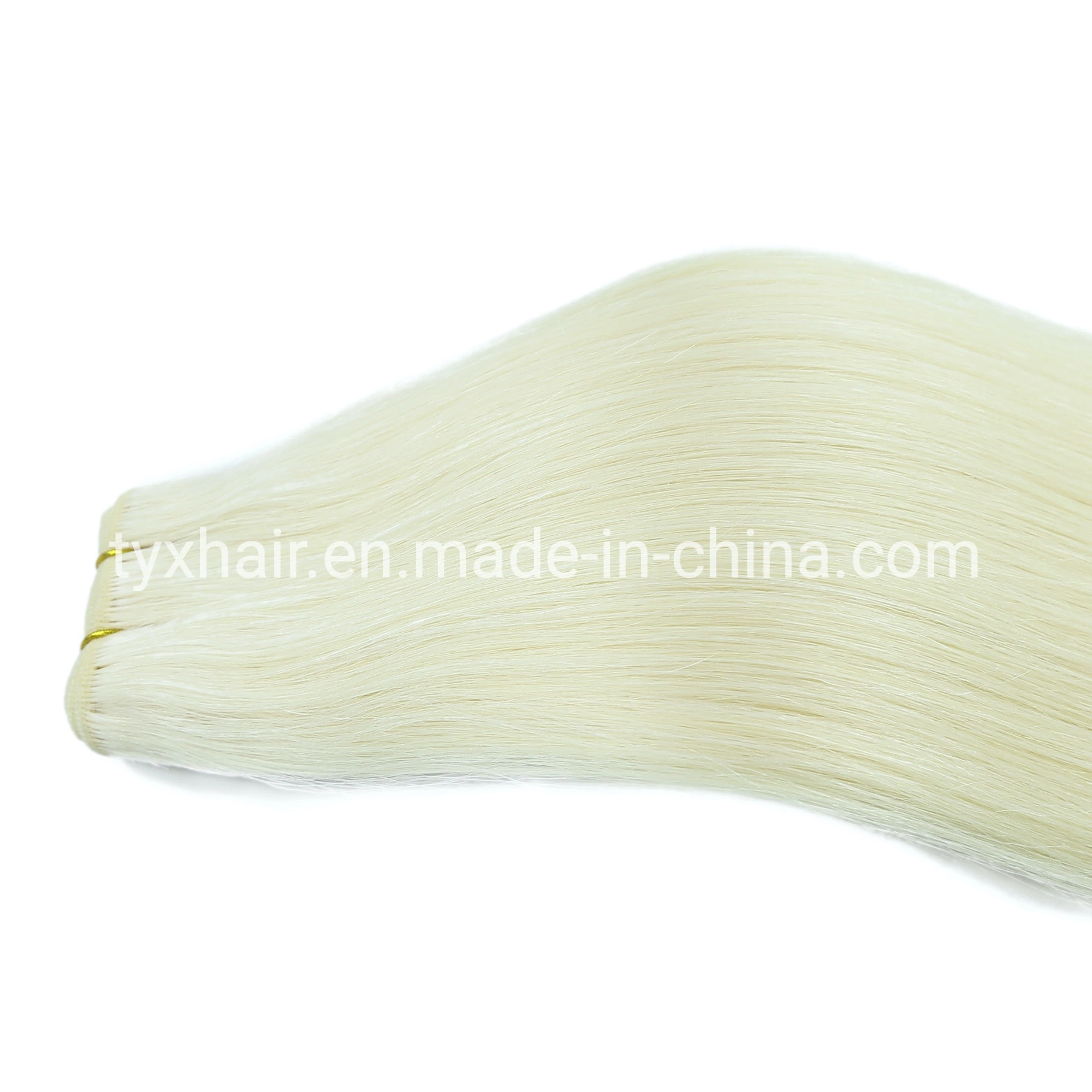 Costura en blonde Hair Extension 100 gramos el Cabello Remy señala doble paquete paquete de cabello trama