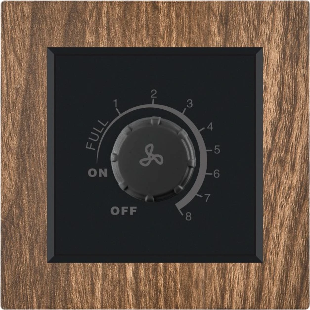 Wood TV Computer Tel Socket Speed Control Light Dimmer Switch