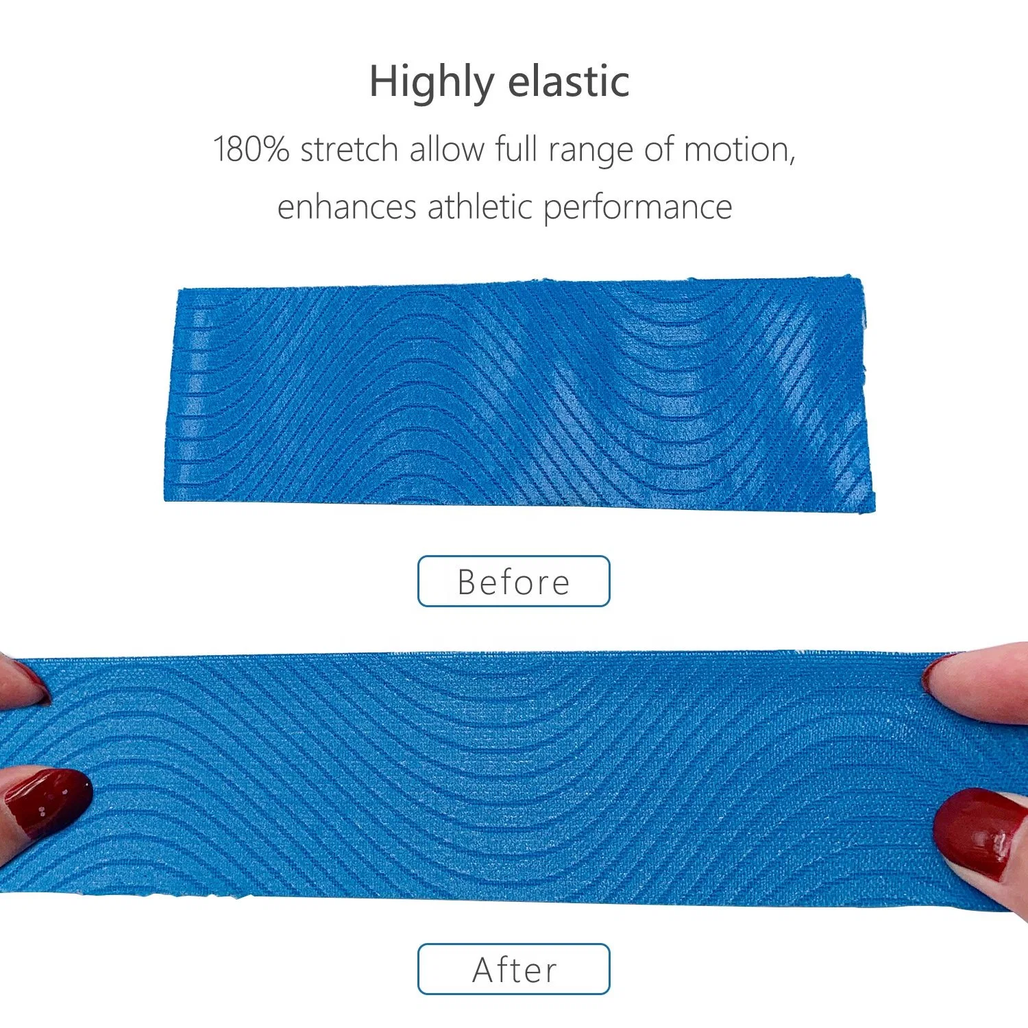 Custom Outdoor Elastic Sports Bandage Medical Kinesiology Tape Waterproof