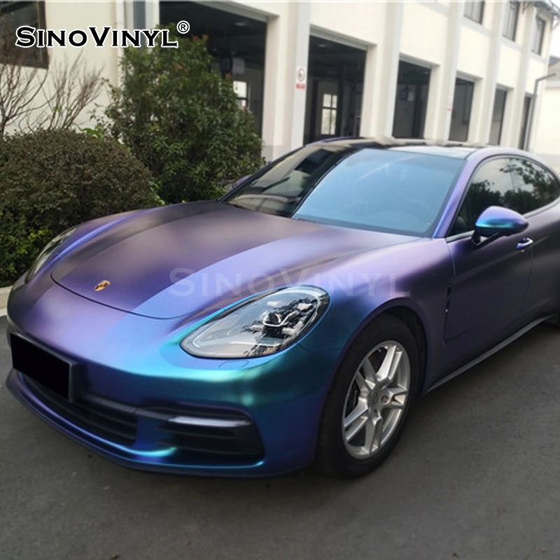 SINOVINYL Chameleon Electro Metallic Car Skin Color Change Wrap Vinyl