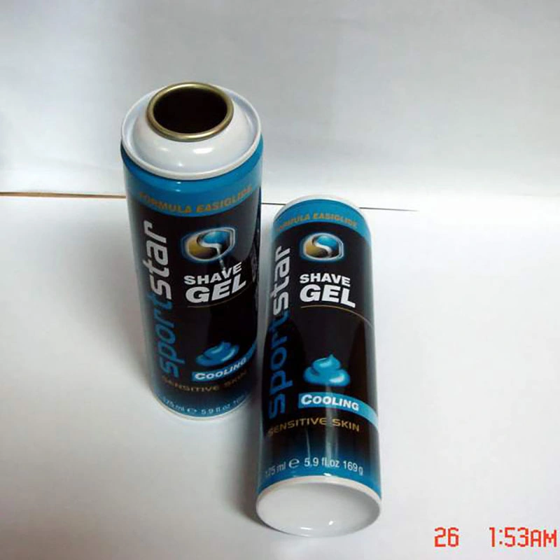 Good Quality Metal Tinplate Aerosol Cans Oxygen Mask for Ozone with Plastic Cap