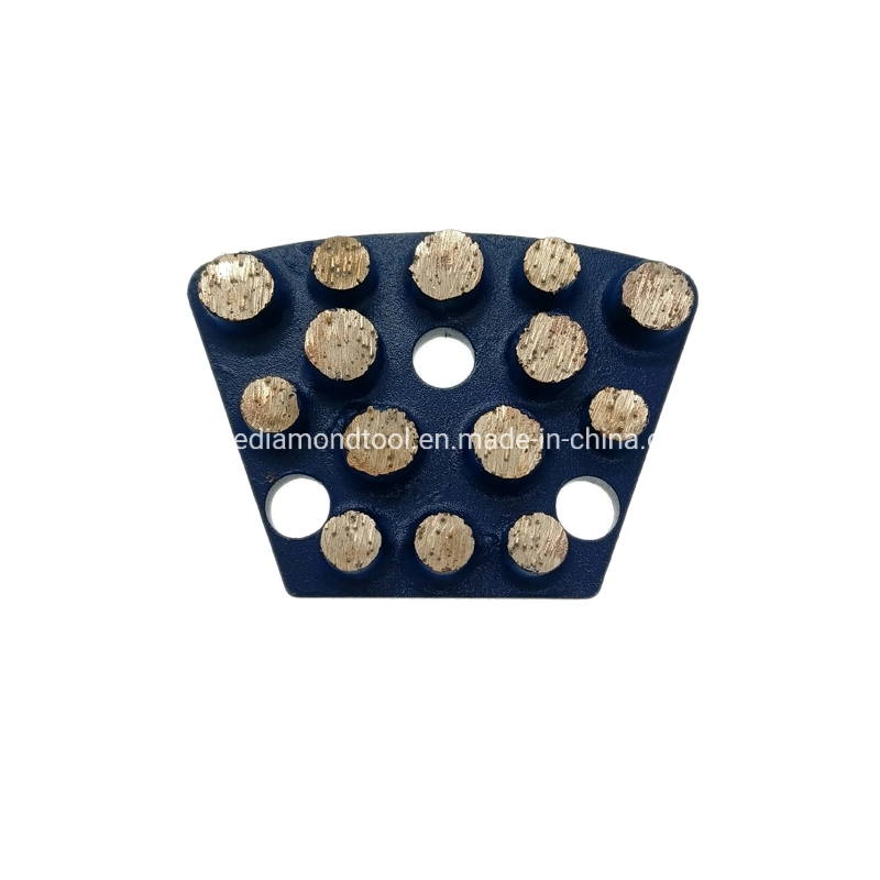 Dots Segments Trapezoid Metal Bond Disc Concrete Grinding Diamond