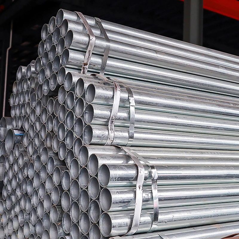 Galvanized Steel Pipe Scaffolding Round Hot Dipped Gi Galvan Steel Pipe for Building ASTM Pre Galvanized Steel Pipe