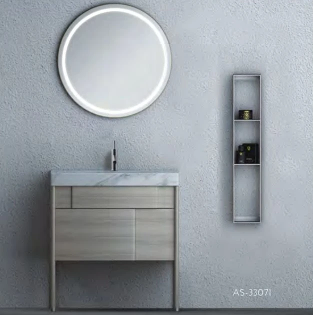 Estilo moderno con lavabo individual y baño independiente