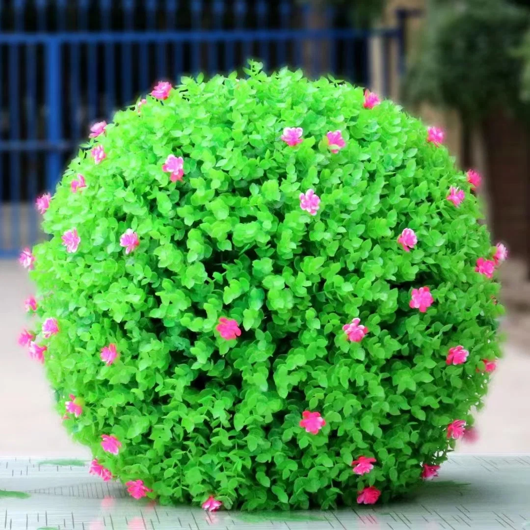 Customize Simulation Plastic Topiary Bonsai Plant Artificial Grass Ball for Home Indoor and Outdoor Decoration