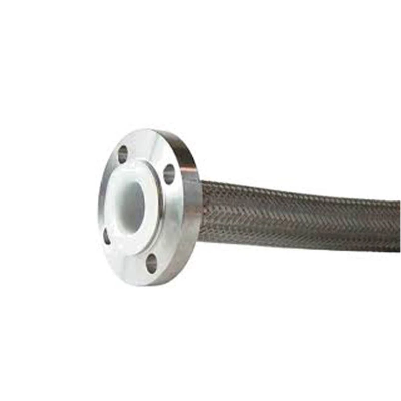 Stainless Steel Braided PTFE Flexible Pipe, PTFE Hose, Corrugated PTFE Hose Tubing