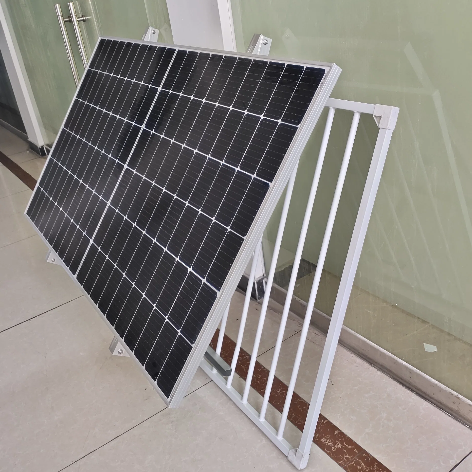 Easy Solar Kit Solar Balcony Mount Balcony Adjustable Bracket Tile Home on Grid Solar Mounting Aluminium Rail