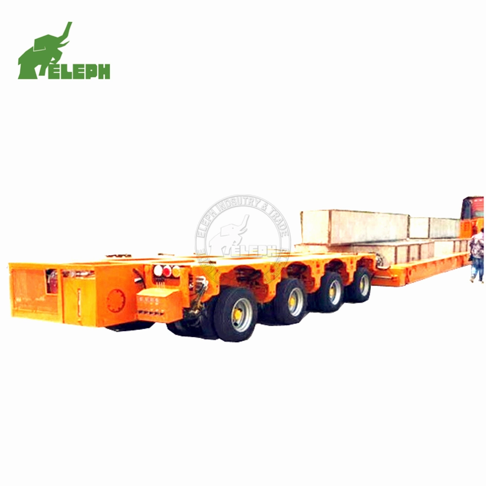 Heavy Duty Equipment Spmt Hydraulic Modular Semi Gooseneck Power Station Truck Trailer