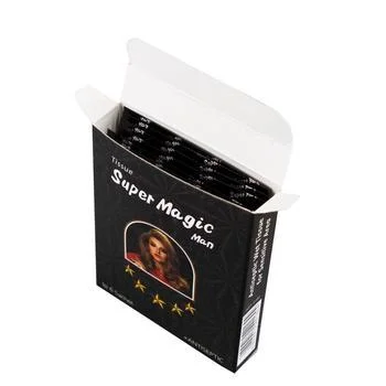 Tissu Delay pour hommes Delay longue durée 60min 6PCS par Boîte de jouets sexuels pour hommes Super Magic Tissue