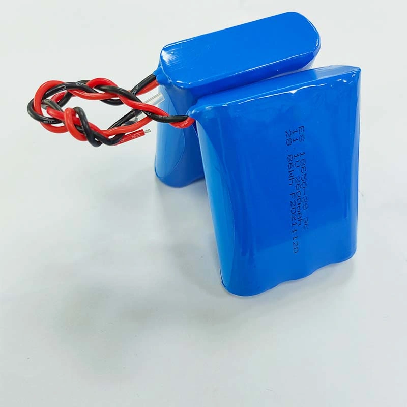 Batería de litio recargable de alta tensión 11,1V 18650 3S 2600mAh Para el robot de barrido