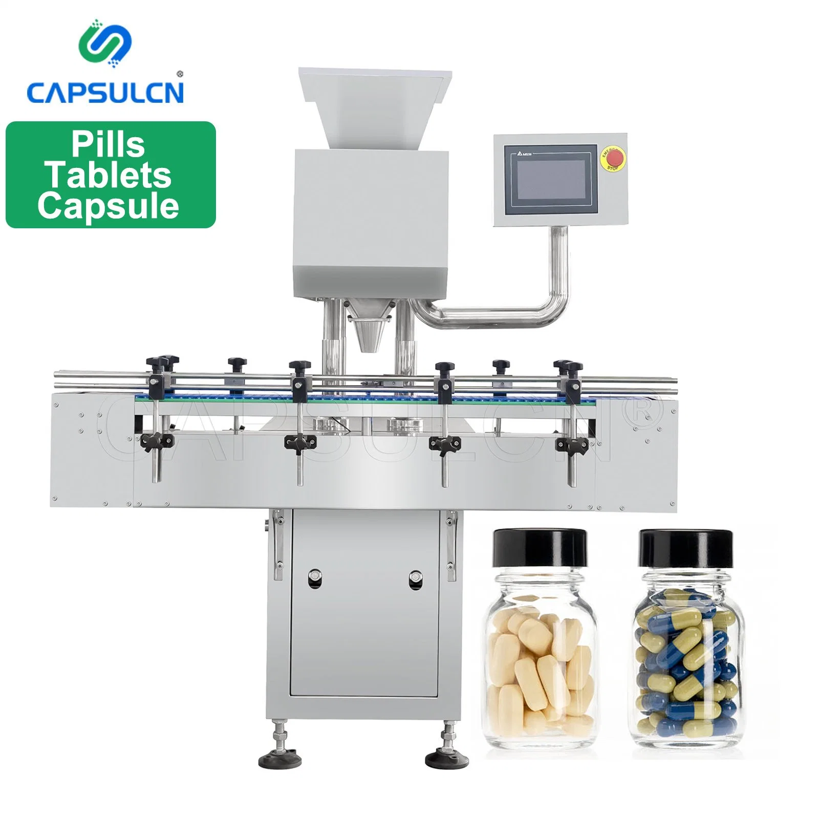 Botcn-Cot 8 máquina automática de conteo de tableta mecánica pescado de alta velocidad Línea de máquina de llenado de recuento de cápsulas blandas de aceite