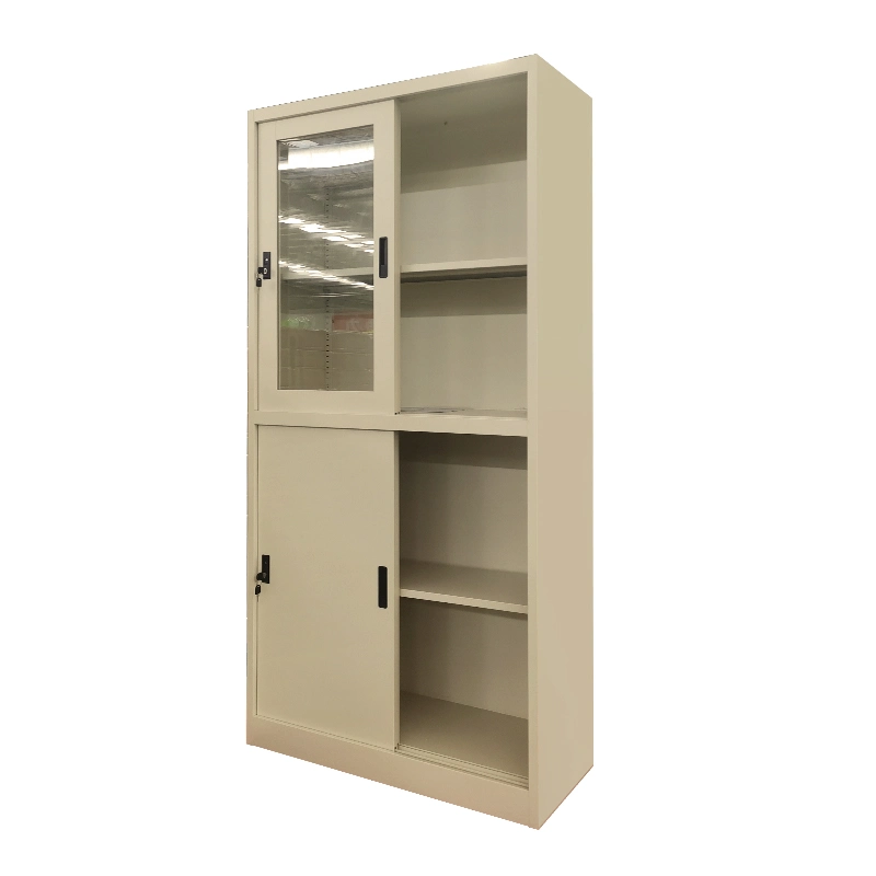 China Top Sale Sliding Glass Door Cupboard File Cabinet for Office