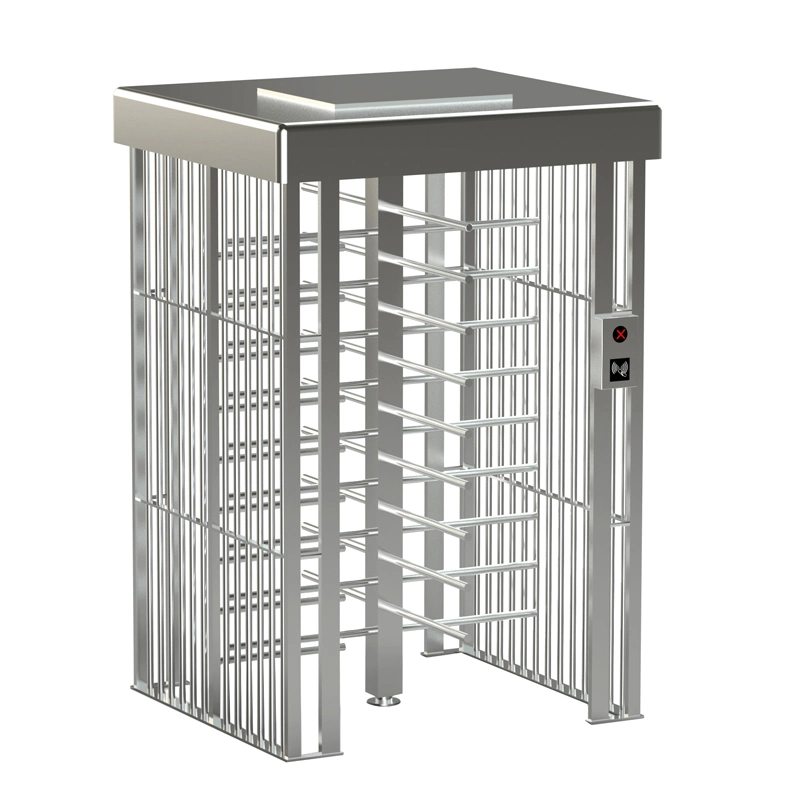 Two Lanes Full Height Turnstile Support Door Access Control System/Biometric Fingerprint Scanner