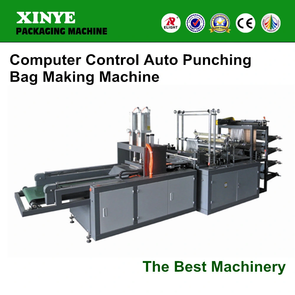 Automatic Punching T-Shirt Garbage Bag Making Machine (GFQ-700)