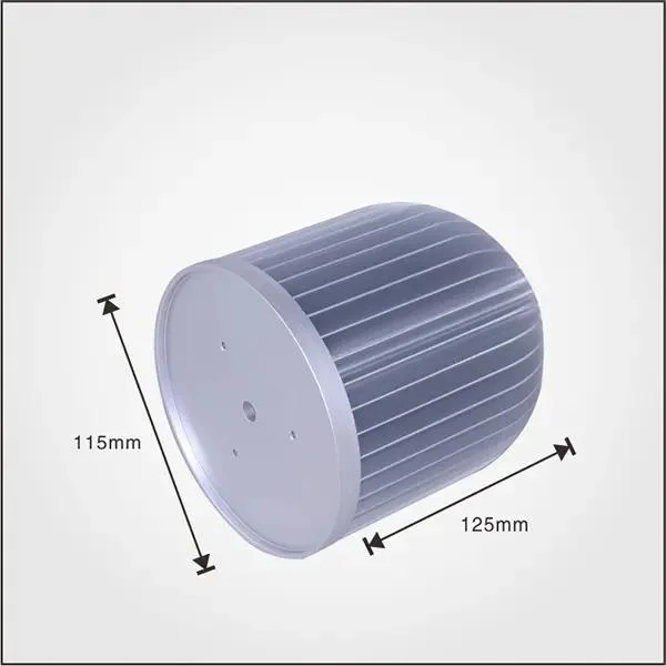 1070 forjado en frío cónico de aluminio puro forjar radiador integrada