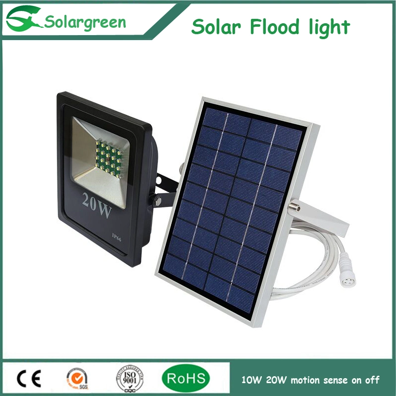 Human Sensed 30 Seconds Remote Control Solar Flood Light