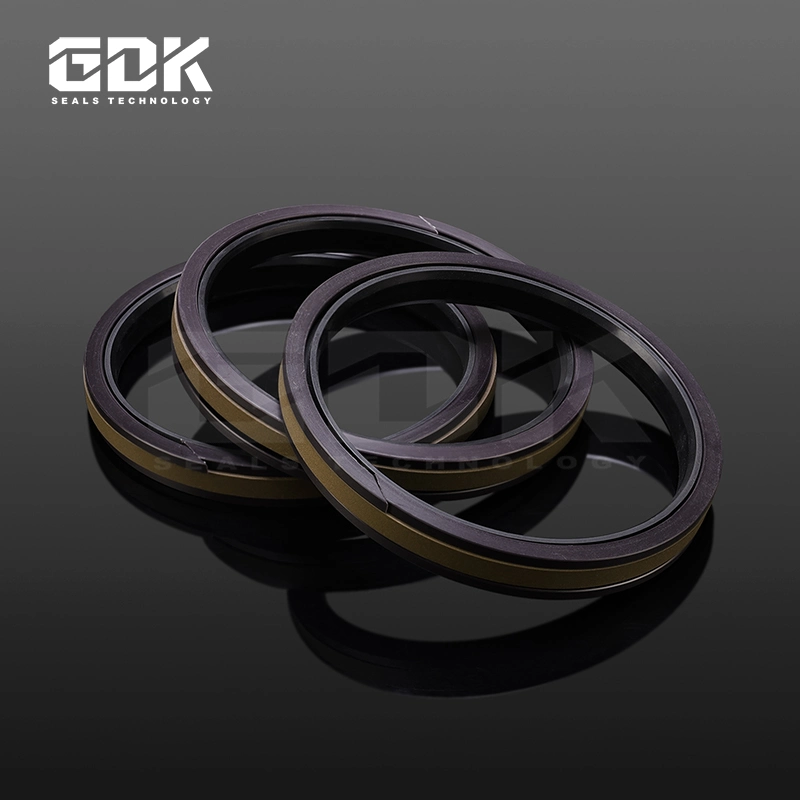 PTFE+Rubber+Ny Pistion Spg Seal Series Hydraulic Seals for Construction Mechanical