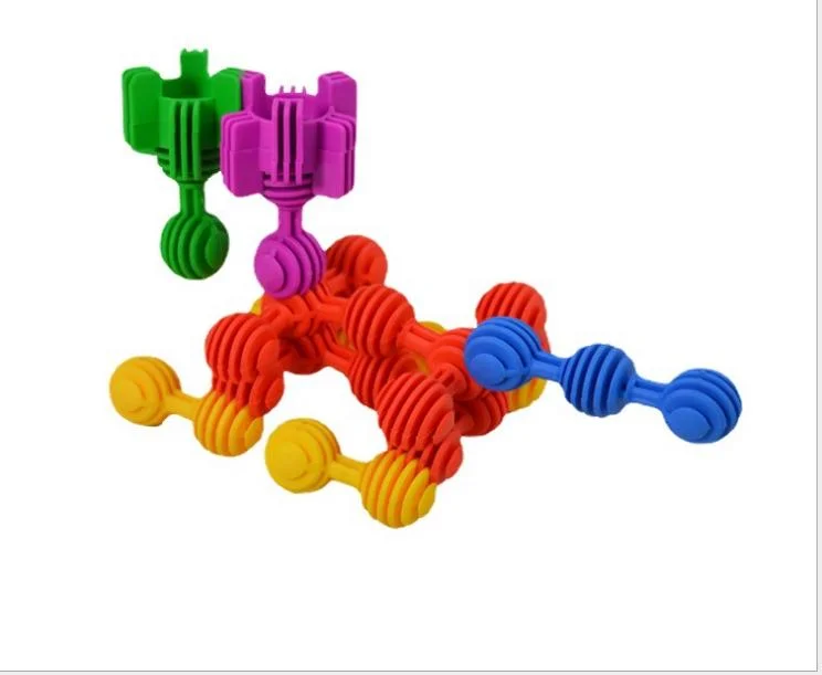 Various Colors of Nice Appearance Building Blocks Preschool Kids DIY Toys