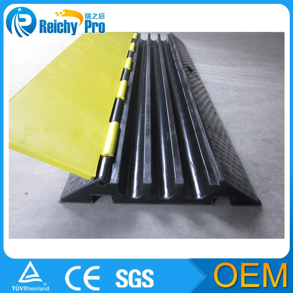 Industrial 2 Channel Cable Ramp with Heavy-Load Capacity