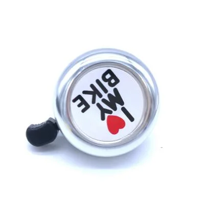 Hot Selling Bicycle Horn Alloy Bike Bell Heart Shaped Loud Bell