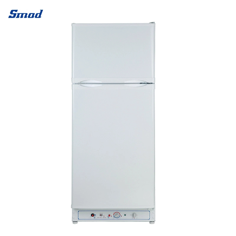 Gas Only and Gas Electric AC Functions Double Doors 213L Absorption Fridge